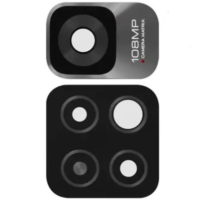 Скло камери для Xiaomi Redmi Note 11 Pro Plus 5G, чорне