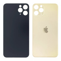 Задняя панель корпуса для iPhone 11 Pro Max, Gold, (Big Hole) оригинал (Класс А)