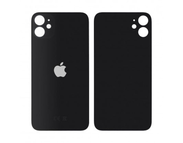 Задняя панель корпуса для iPhone 11, Black (Big Hole) оригинал