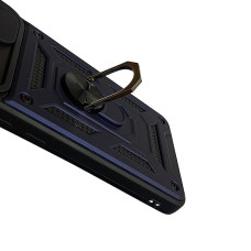 Чехол-Ударопрочный Camshield Serge Ring Samsung Galaxy A03 / A035, Синий
