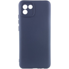 Чехол-силикон Silicone Cover Lakshmi Full Camera Samsung A03/A035 (Синий / Midnight Blue) (Класс B)