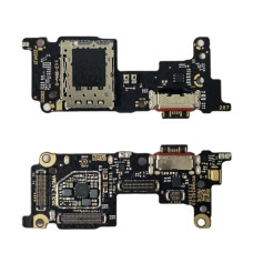 Шлейф для Xiaomi 12T Pro / 12T, коннектора зарядки, микрофона, с компонентами, High Copy (Класс B)