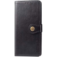 Чехол-книга GETMAN Gallant кожаный Xiaomi Redmi Note 11 / Note 11S, черный