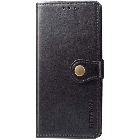 Чехол-книга GETMAN Gallant кожаный Xiaomi Redmi Note 11 / Note 11S, черный