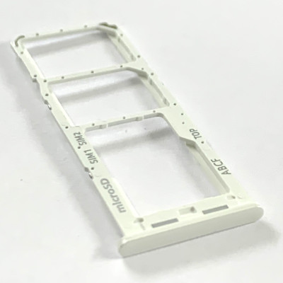 Тримач SIM-карты для Samsung A235, A23 4G Dual Sim, Білий