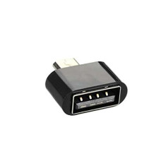 Переходник OTG USB на Micro USB черный