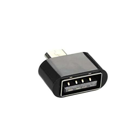 Переходник OTG USB на Micro USB черный