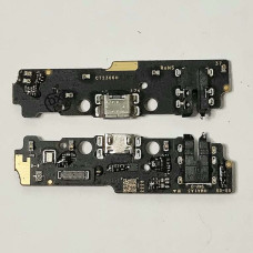 Шлейф для Xiaomi Redmi A1/A1 Plus/A2, коннектора зарядки, конектора гарнитуры с микрофоном, High Copy (Класс C)