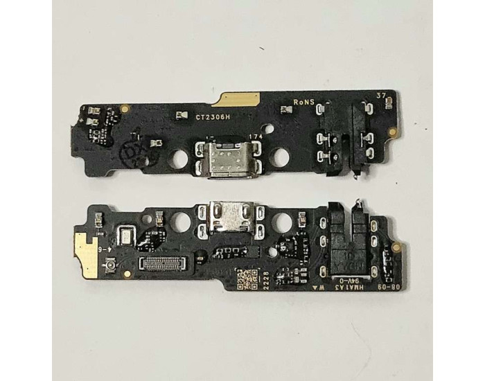 Шлейф для Xiaomi Redmi A1 /A1 Plus /A2, коннектора зарядки, конектора гарнитуры с микрофоном, High Copy