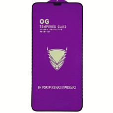 Защитное стекло Tempered Glass OG Premium iPhone XS Max / 11 Pro Max. Black (Класс B)