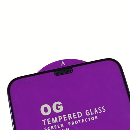 Защитное стекло Tempered Glass OG Premium iPhone XS Max / 11 Pro Max. Black (Класс B)