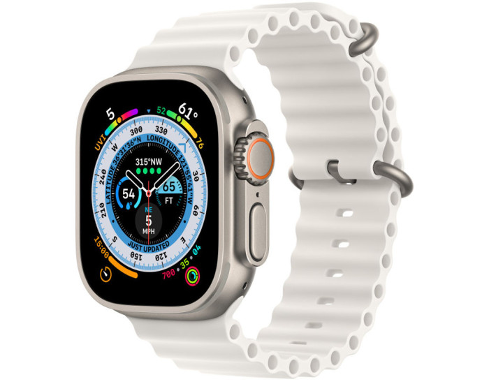 Ремінець силіконовий Ocean Xiaomi Amazfit/Samsung 20mm, White