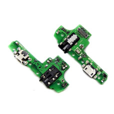Шлейф для Samsung M13, M135, коннектора зарядки, конектора гарнитуры с микрофоном, High Copy (Класс C)