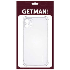 Чехол-силикон Getman Ease logo усиленные углы Xiaomi Redmi 12, Прозрачный (Класс А)
