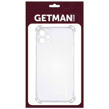 Чехол-силикон Getman Ease logo усиленные углы Xiaomi Redmi 12, Прозрачный (Класс А)