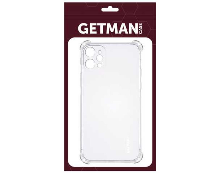 Чехол-силикон Getman Ease logo усиленные углы Xiaomi Redmi 12, Прозрачный