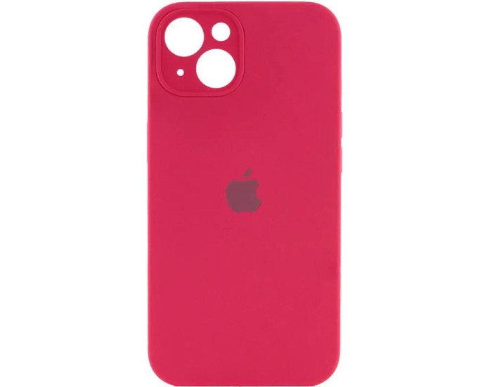 Чехол-силикон оригинал Full Camera Soft Matte iPhone 14 Pro Max, Rose Red