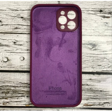 Чехол-силикон оригинал Full Camera Soft Matte iPhone 12 Pro Marsala