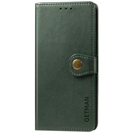 Чехол-книга Кожаный GETMAN Gallant Samsung Galaxy S21 FE, G990, Зеленый