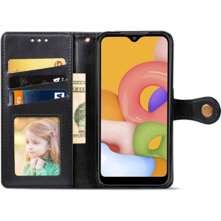 Чехол-книга GETMAN Gallant Xiaomi Redmi Note 8 Pro, Черный (Класс B)