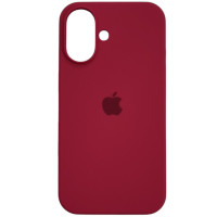 Чехол-силикон оригинал Full Soft Matte iPhone 16 (Красный / Rose Red) (Класс B)