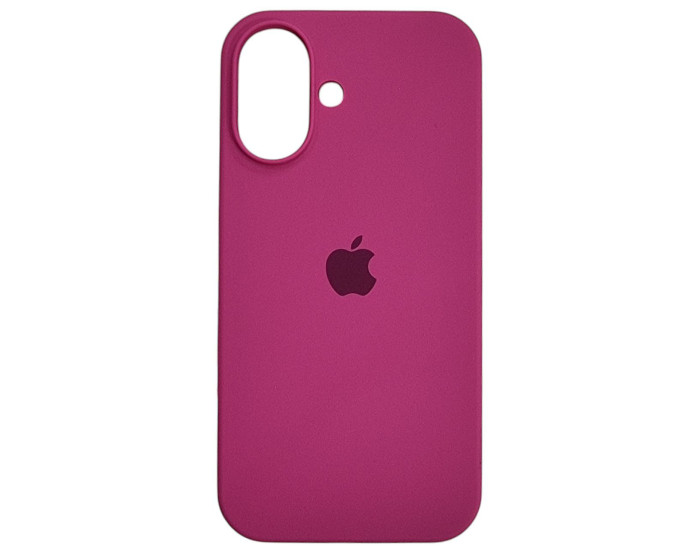 Чехол-силикон оригинал Full Soft Matte iPhone 16 (Малиновый / Dragon Fruit)