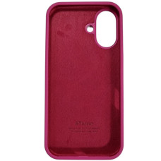 Чехол-силикон оригинал Full Soft Matte iPhone 16 (Малиновый / Dragon Fruit)