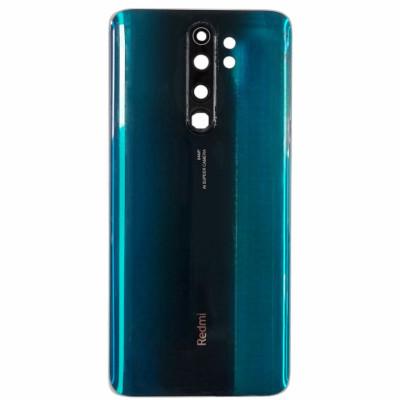 Задня кришка для Xiaomi Redmi Note 8 Pro, з склом камери зелена