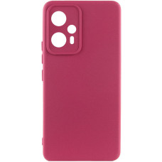 Чохол-силікон Cover Lakshmi Full Camera Xiaomi Poco F5 Pro (Бордовий / Marsala)