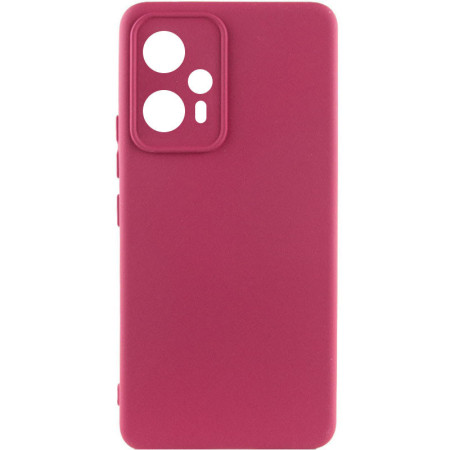 Чехол-силикон Cover Lakshmi Full Camera Xiaomi Poco F5 Pro (Бордовый / Marsala) (Класс А)