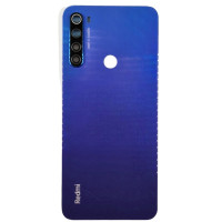 Задняя крышка для Xiaomi Redmi Note 8T, синяя со стеклом камеры (Класс B)