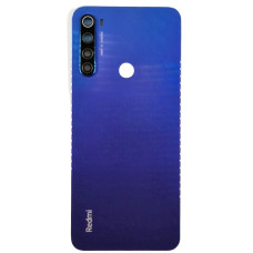 Задняя крышка для Xiaomi Redmi Note 8T, синяя со стеклом камеры (Класс B)