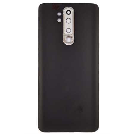 Задняя крышка для Xiaomi Redmi Note 8 Pro, со стеклом камеры синяя (Класс А)
