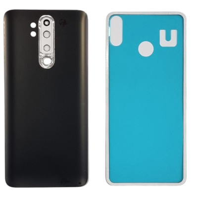 Задня кришка для Xiaomi Redmi Note 8 Pro, біла з склом камери