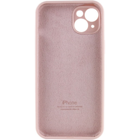 Чехол-силикон оригинал Full Camera Soft Matte iPhone 14 Pro Max Light Pink (Класс А)