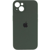 Чехол-силикон оригинал Full Camera Soft Matte iPhone 12 Pro Dark Green (Класс А)