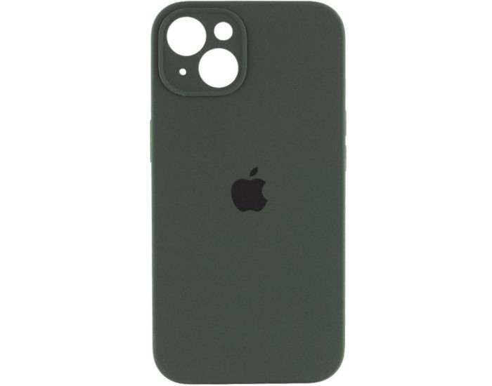 Чехол-силикон оригинал Full Camera Soft Matte iPhone 12 Pro, Dark green