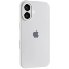 Чехол-силикон оригинал Full Camera Soft Matte iPhone 16 (Белый / White) (Класс B)