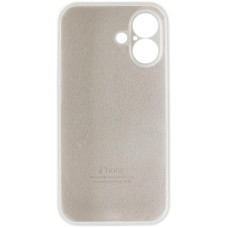 Чехол-силикон оригинал Full Camera Soft Matte iPhone 16 (Белый / White)