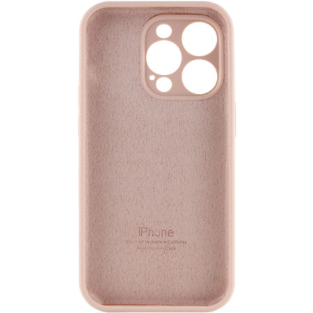 Чехол-силикон оригинал Full Camera Soft Matte iPhone 16 Pro Max Pink Sand (Класс B)