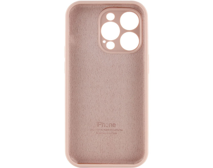 Чехол-силикон оригинал Full Camera Soft Matte iPhone 16 Pro Max, Pink sand