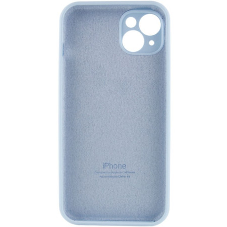 Чехол-силикон оригинал Full Camera Soft Matte iPhone 14 Pro Light Blue
