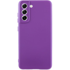 Чехол-силикон Silicone Lakshmi Full Camera Samsung S21 FE, G990, (Фиолетовый) (Класс B)