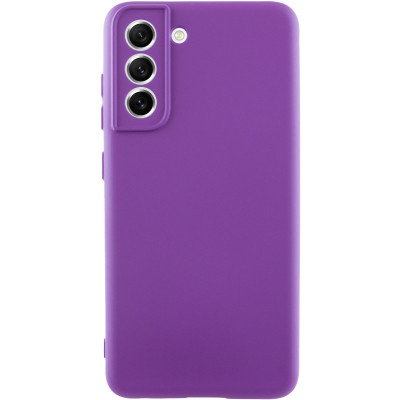 Чохол-силікон Silicone Lakshmi Full Camera Samsung S21 FE, G990, (Фіолетовий)