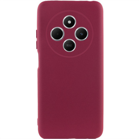 Чехол-силикон Getman Liquid Silk Full Camera Xiaomi Redmi 14C Marsalla (Класс B)