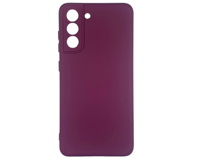 Чохол-силікон Silicone Lakshmi Full Camera Samsung S21 FE, G990, (Бордовый/Marsala)