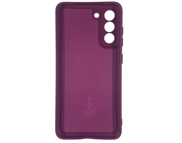 Чохол-силікон Silicone Lakshmi Full Camera Samsung S21 FE, G990, (Бордовый/Marsala)