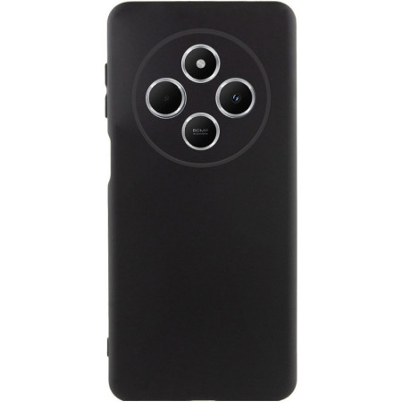 Чехол-силикон Getman Liquid Silk Full Camera Xiaomi Redmi 14C черный (Класс B)