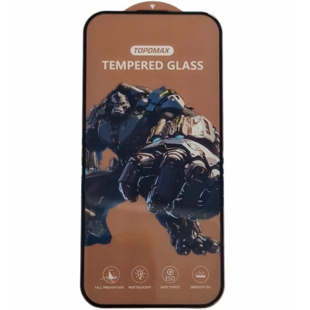 Защитное стекло Topomax Box (Oleophobic) для iPhone 14/13/13 Pro/16e Black (Класс B)
