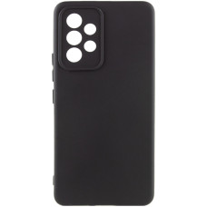 Чехол-силикон Getman Liquid Silk Full Camera Samsung Galaxy A52 (Черный / Black)